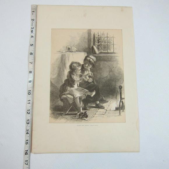 Antique 1873 Wood Engraving Print After the Frolic by John S. Davis, The Aldine - Picture 11 of 12